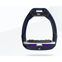 Produktbild von Flex-On Safe-On Sicherheitssteigbügel für Pferde mit Grip in Rot Grau Violett