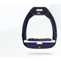 Produktbild von Flex-On Safe-On Sicherheitssteigbügel für Pferde mit Grip in Rot Weiß Violett