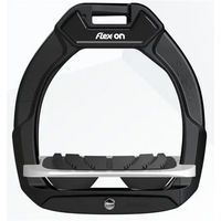 Produktbild von Flex-On Safe-On Sicherheitssteigbügel für Pferde mit Grip in Schwarz Grün Schwarz