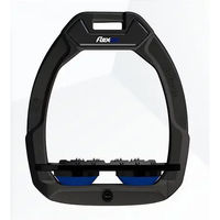 Produktbild von Flex-On Safe-On Sicherheitssteigbügel für Pferde mit Grip in Schwarz/Schwarz/Mari Blau
