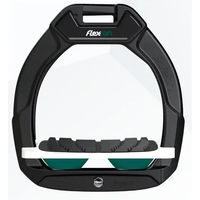 Produktbild von Flex-On Safe-On Sicherheitssteigbügel für Pferde mit Grip in Schwarz Weiß Grün