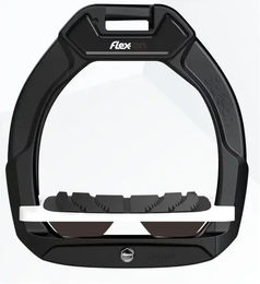 Flex-On Safe-On Sicherheitssteigbügel für Pferde mit Grip in Schwarz Weiß oder Braun – Bild 1 von 1