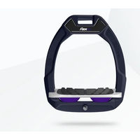 Produktbild von Flex-On Safe-On Sicherheitssteigbügel für Pferde mit Grip und Neigung in Blau Grau Violett