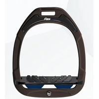 Produktbild von Flex-On Safe-On Sicherheitssteigbügel für Pferde mit Grip und Neigung in Braun/Schwarz/Marine