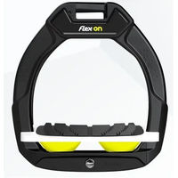 Produktbild von Flex-On Safe-On Sicherheitssteigbügel für Pferde mit Grip und Neigung in Schwarz Weiß oder Neon