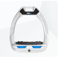 Produktbild von Flex-On Safe-On Sicherheitssteigbügel für Pferde mit Grip und Neigung in Weiß/Grau/Blau