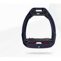 Produktbild von Flex-On Safe-On Sicherheitssteigbügel für Pferde mit Neigung und Grip in Marine Schwarz Lila