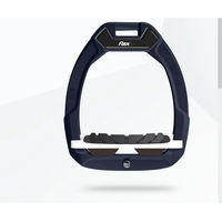 Produktbild von Flex-On Safe-On Sicherheitssteigbügel für Pferde mit Neigung und Grip in Marine Weiß Braun