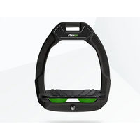Produktbild von Flex-On Safe-On Sicherheitssteigbügel für Pferde mit Neigung und Grip in Schwarz/Schwarz/Grün