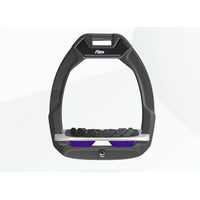 Produktbild von Flex-On Safe-On Sicherheitssteigbügel für Pferde mit Ultra Grip in Anthrazit Grau Violett