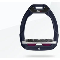 Produktbild von Flex-On Safe-On Sicherheitssteigbügel für Pferde mit Ultra Grip in Blau Grau Pflaume