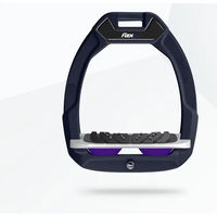Produktbild von Flex-On Safe-On Sicherheitssteigbügel für Pferde mit Ultra Grip in Blau Grau Violett