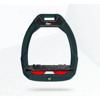 Produktbild von Flex-On Safe-On Sicherheitssteigbügel für Pferde mit Ultra Grip in Grün/Schwarz/Rot