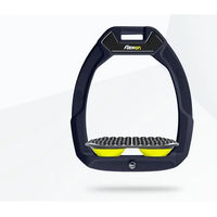 Produktbild von Flex-On Safe-On Sicherheitssteigbügel für Reiten aus Aluminium in Grau und Gelb