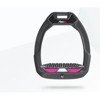 Produktbild von Flex-On Safe-On Sicherheitssteigbügel für Reiten Endurance Anthrazit Grau Rosa