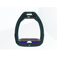 Produktbild von Flex-On Safe-On Sicherheitssteigbügel für Reiten Endurance Grün/Grau/Violett