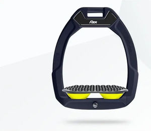 Flex-On Safe-On Sicherheitssteigbügel für Reiten Endurance Rot Grau Gelb – Bild 1 von 1