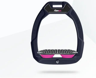 Flex-On Safe-On Sicherheitssteigbügel für Reiter Endurance Marine Grau Rot – Bild 1 von 1