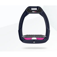 Produktbild von Flex-On Safe-On Sicherheitssteigbügel für Reiter Endurance Marine Grau Rot