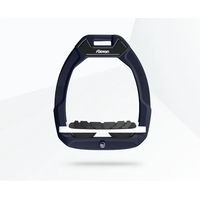 Produktbild von Flex-On Safe-On Sicherheitssteigbügel für Reiter geneigt mit Grip in Grün Weiß Schwarz