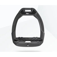 Produktbild von Flex-On Safe-On Sicherheitssteigbügel für Reiter in Anthrazit/Schwarz mit Grip und Neigungsfunktion