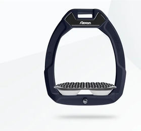 Flex-On Safe-On Sicherheitssteigbügel für Reiter in Blau Grau Weiß – Bild 1 von 1