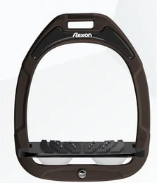 Flex-On Safe-On Sicherheitssteigbügel für Reiter in Braun Schwarz Weiß – Bild 1 von 1