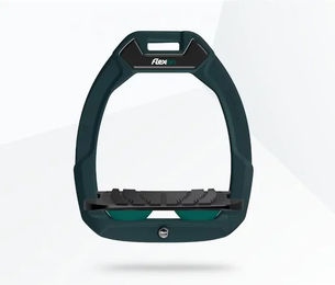 Flex-On Safe-On Sicherheitssteigbügel für Reiter in Grün/Schwarz – Bild 1 von 1