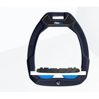 Produktbild von Flex-On Safe-On Sicherheitssteigbügel für Reiter in Marine Weiß Blau