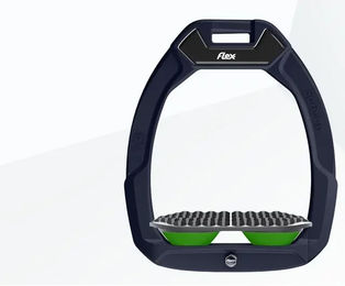Flex-On Safe-On Sicherheitssteigbügel für Reiter in Rot/Grau/Grün – Bild 1 von 1