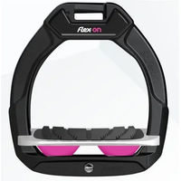 Produktbild von Flex-On Safe-On Sicherheitssteigbügel für Reiter in Schwarz Grau Rosa