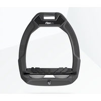 Produktbild von Flex-On Safe-On Sicherheitssteigbügel für Reiter mit geneigtem Grip in Anthrazit Schwarz Grau