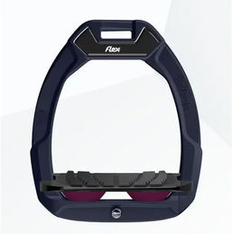 Flex-On Safe-On Sicherheitssteigbügel für Reiter mit Grip in Grün, Schwarz oder Pflaume – Bild 1 von 1