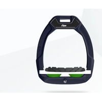 Produktbild von Flex-On Safe-On Sicherheitssteigbügel für Reiter mit Grip in Rot Weiß Grün