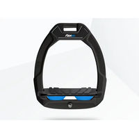 Produktbild von Flex-On Safe-On Sicherheitssteigbügel für Reiter mit Grip in Schwarz/Schwarz/Blau