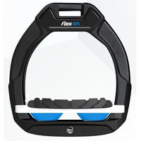 Produktbild von Flex-On Safe-On Sicherheitssteigbügel für Reiter mit Grip in Schwarz Weiß Blau