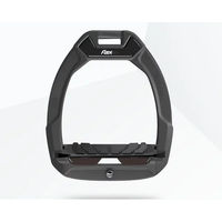 Produktbild von Flex-On Safe-On Sicherheitssteigbügel für Reiter mit neigbarem Grip in Anthrazit Schwarz Braun