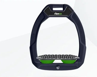 Flex-On Safe-On Sicherheitssteigbügel für Reitsteiger Endurance in Blau Grau Grün – Bild 1 von 1