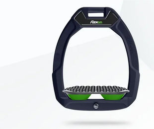 Flex-On Safe-On Sicherheitssteigbügel für Reitsteiger Endurance in Marine Grau Grün – Bild 1 von 1