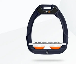 Flex-On Safe-On Sicherheitssteigbügel Marine Weiß Orange – Bild 1 von 1
