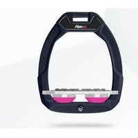 Produktbild von Flex-On Safe-On Sicherheitssteigbügel mit flachem Grip in Blau Grau Rosa