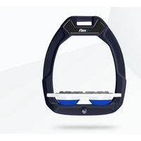 Produktbild von Flex-On Safe-On Sicherheitssteigbügel mit flachem Grip in Blau Weiß Blau