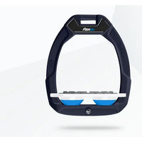 Produktbild von Flex-On Safe-On Sicherheitssteigbügel mit flachem Grip in Blau Weiß Blau