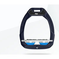 Produktbild von Flex-On Safe-On Sicherheitssteigbügel mit flachem Grip in Braun Grau Blau