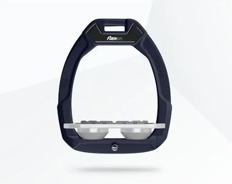 Flex-On Safe-On Sicherheitssteigbügel mit flachem Grip in Grün/Grau/Grau – Bild 1 von 1