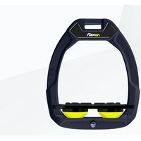 Produktbild von Flex-On Safe-On Sicherheitssteigbügel mit Flachgriff aus Aluminium in Schwarz/Gelb