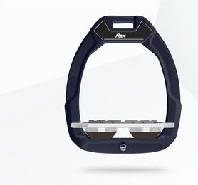 Flex-On Safe-On Sicherheitssteigbügel mit Flachgriff in Braun Grau Braun für Pferde – Bild 1 von 1
