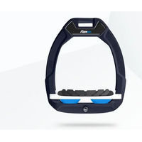 Produktbild von Flex-On Safe-On Sicherheitssteigbügel mit Grip in Braun Weiß Blau