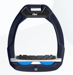 Flex-On Safe-On Sicherheitssteigbügel mit Grip in Grün/Grau/Blau – Bild 1 von 1