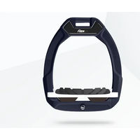 Produktbild von Flex-On Safe-On Sicherheitssteigbügel mit Neigungsgriff für Pferde in Blau Weiß Braun